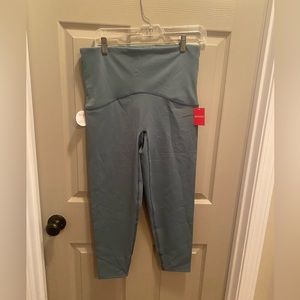 Women’s teal NWT spanx athletic leggings